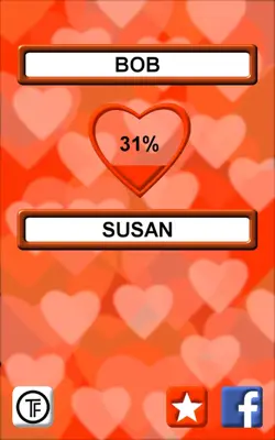 Love Test Names android App screenshot 2